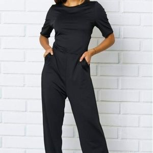 Black jumpsuit